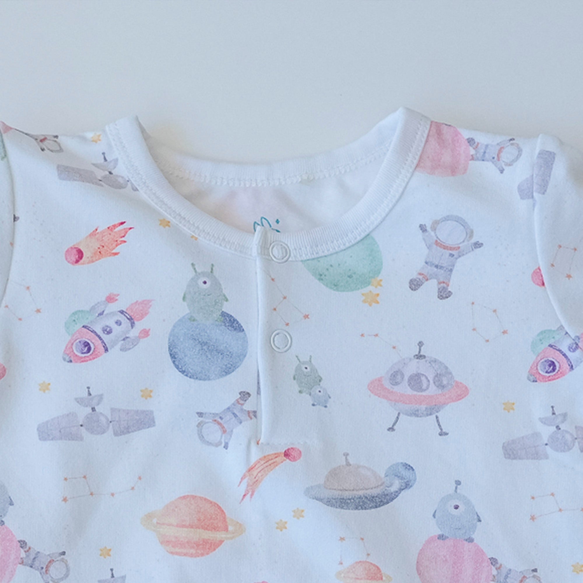 Pijama dos piezas franela Espacio