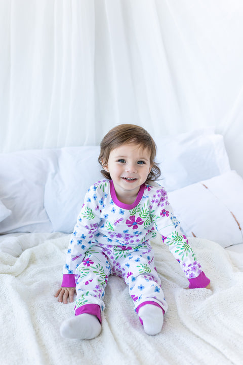 Pijama PIMA franela Flores