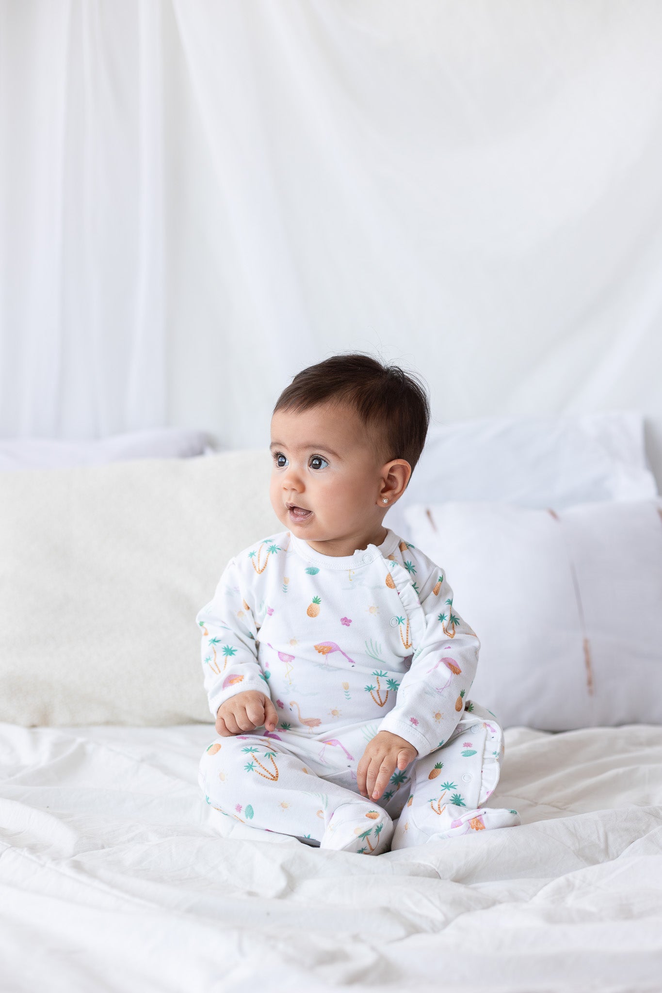 Pijama enterito broche franela Flamenco