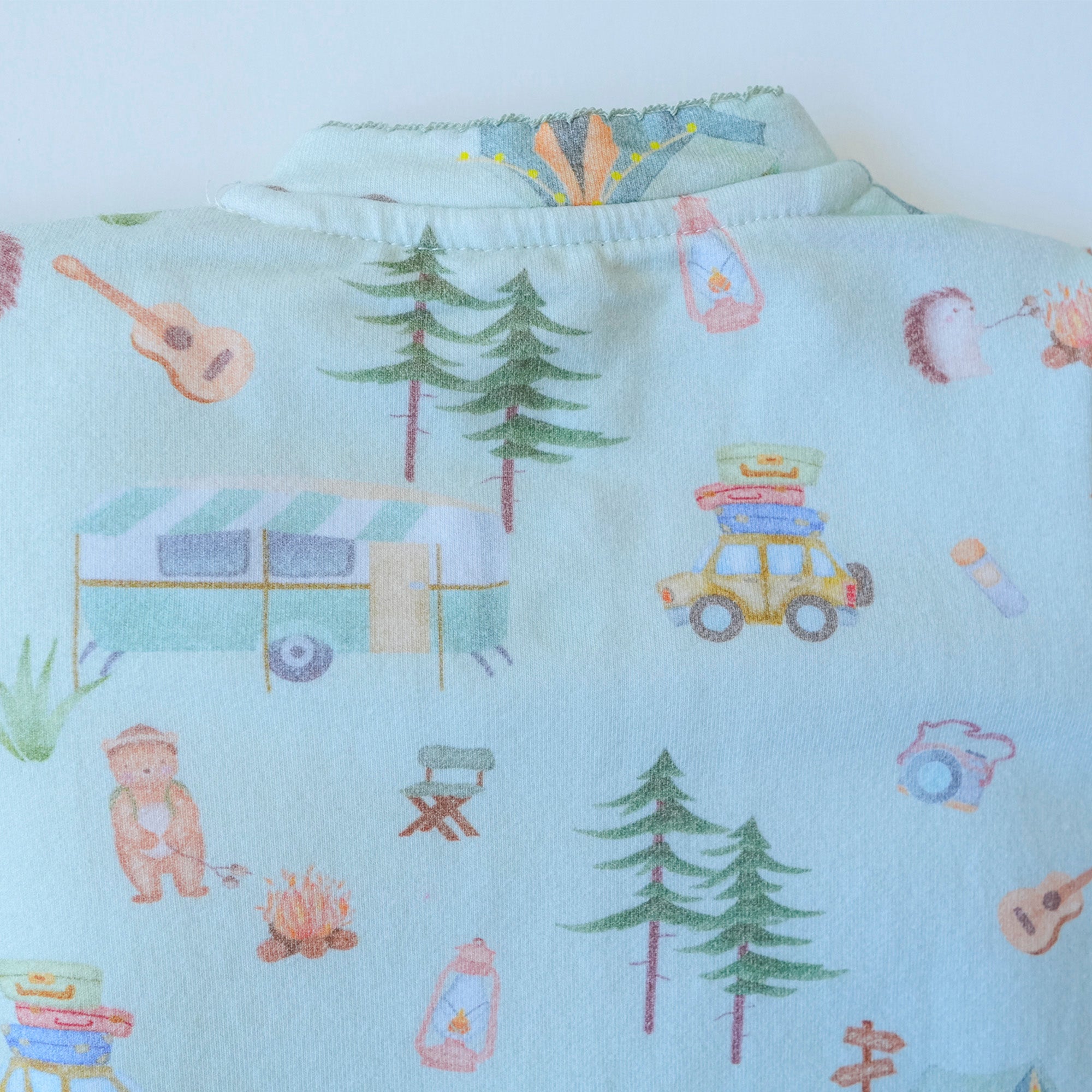 Pijama enterito broche franela Camping
