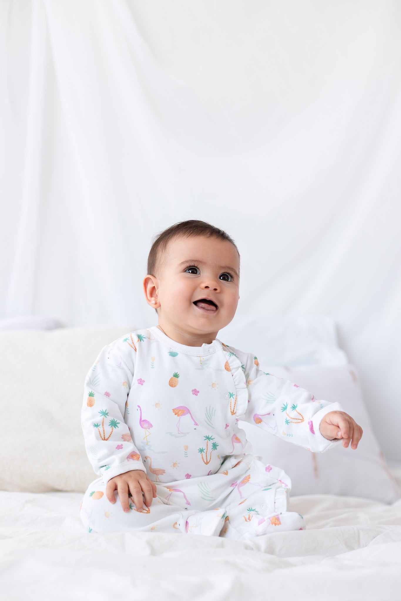 Pijama enterito broche franela Flamenco