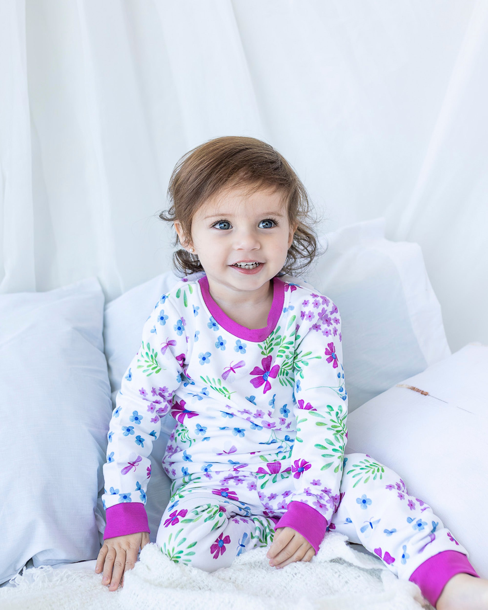 Pijama PIMA franela Flores