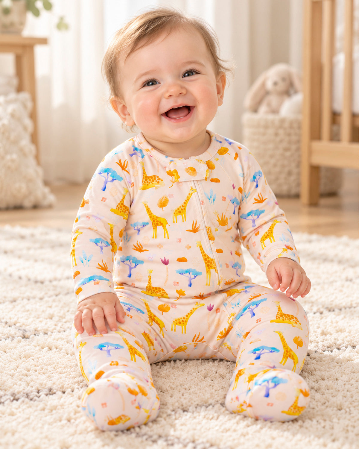 Pijama Enterito Pima jirafa