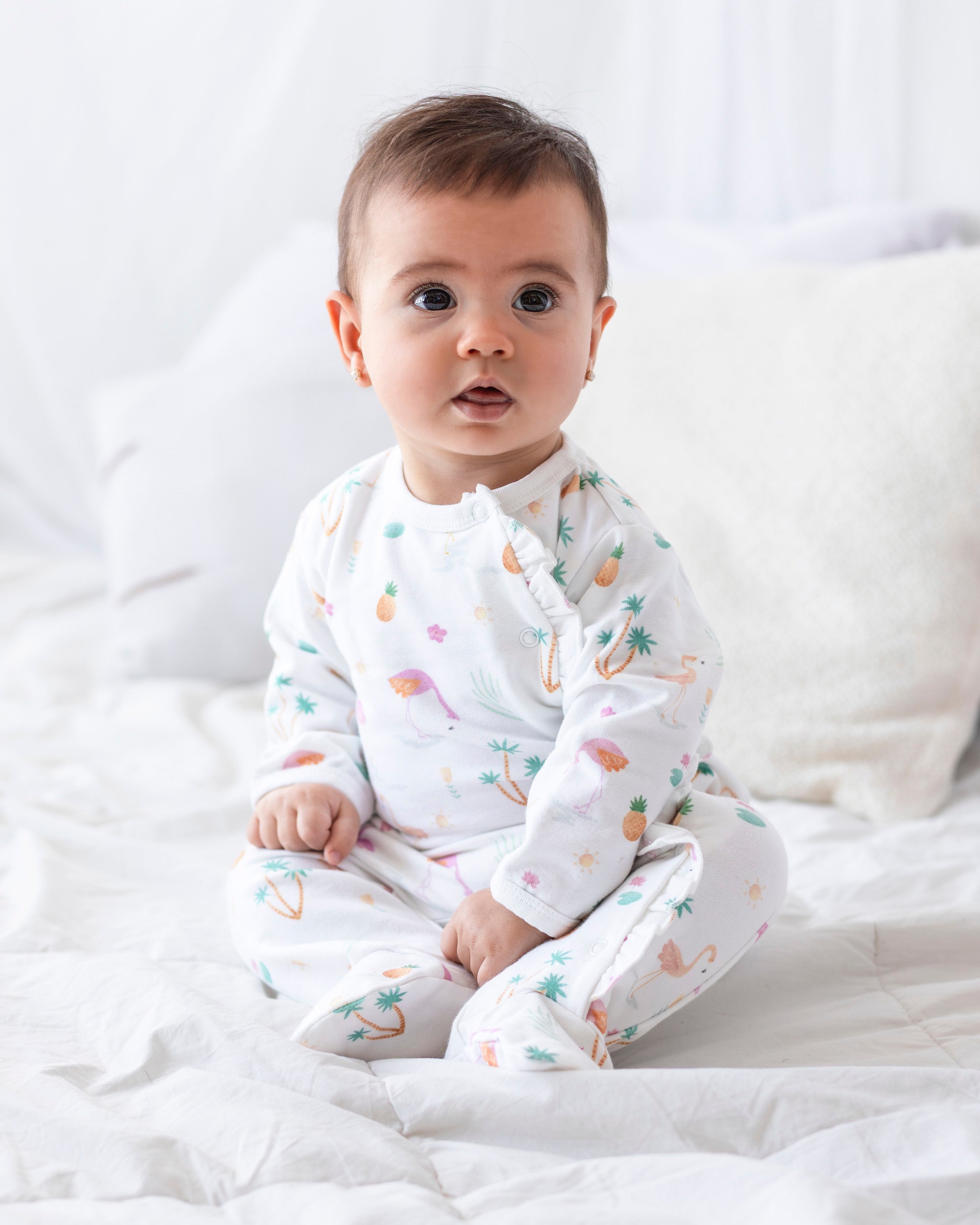 Pijama enterito broche franela Flamenco