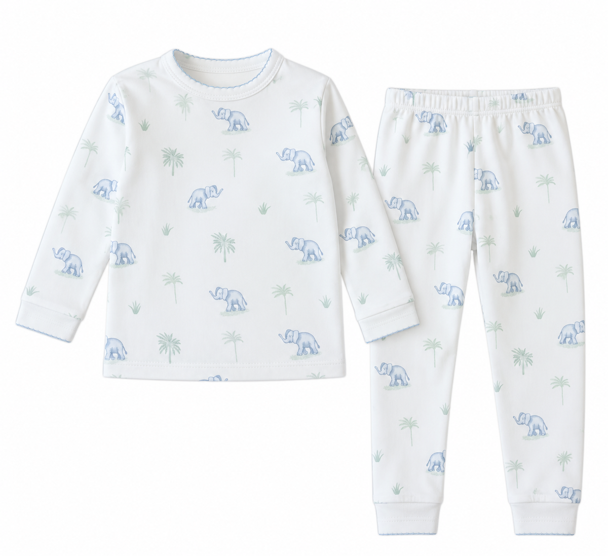 Pijama algodón PIMA dos piezas elefante