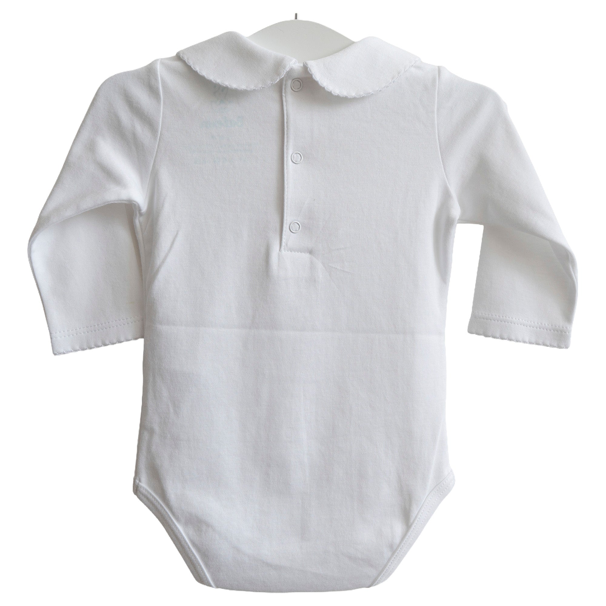 Body cuello romántico blanco