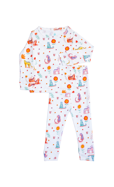 Pijama dos piezas pantera