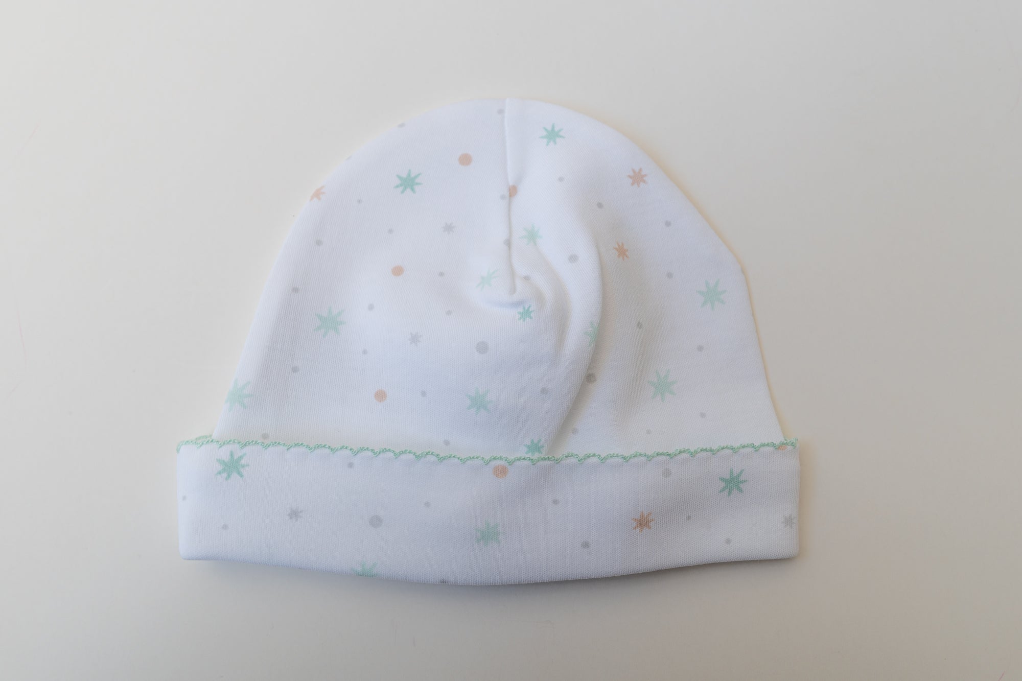 Gorro estrella menta