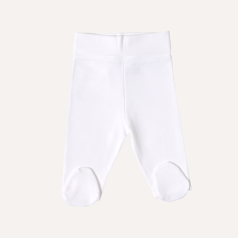 Pantalón pretina ancha blanco