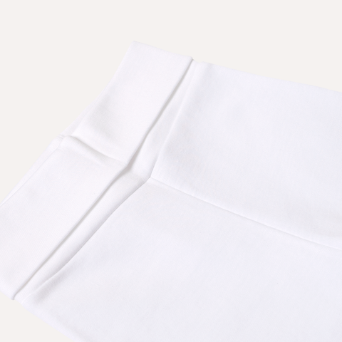 Pantalón pretina ancha blanco