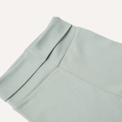Pantalón pretina ancha menta