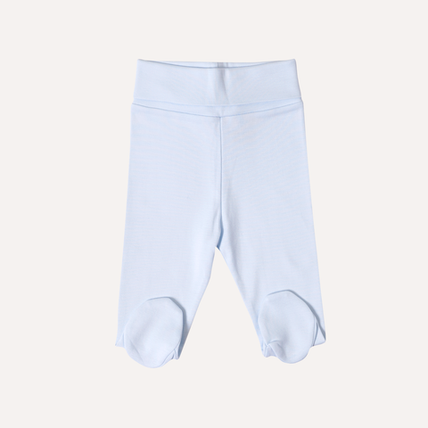 Pantalón pretina ancha celeste