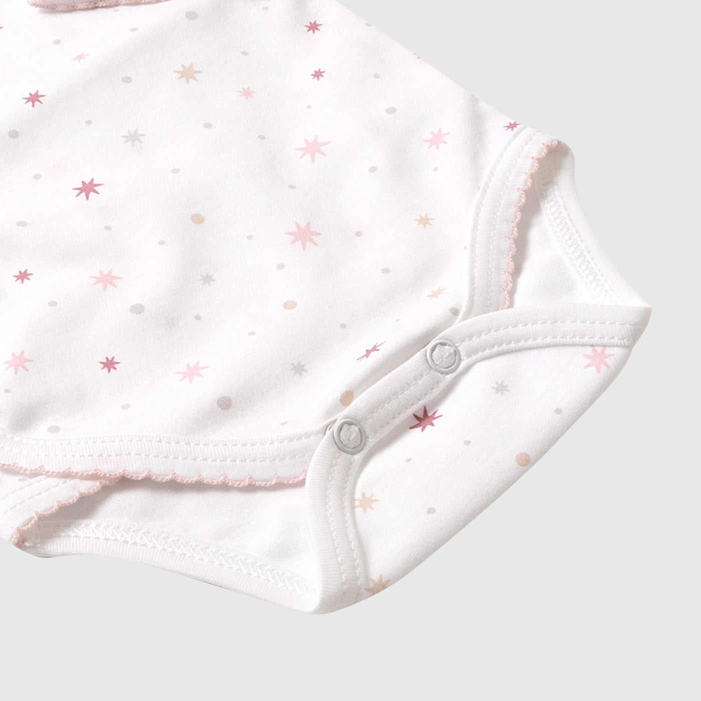 Body Americano estrella rosa