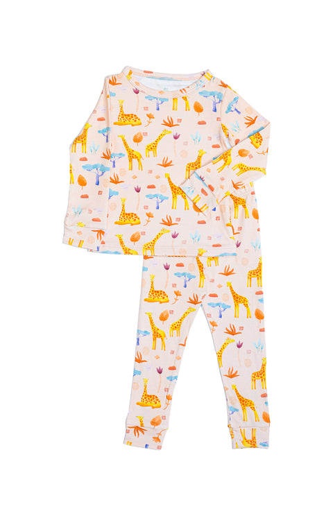 Pijama dos piezas jirafa
