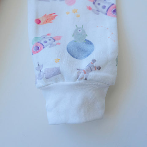 Pijama dos piezas franela Espacio