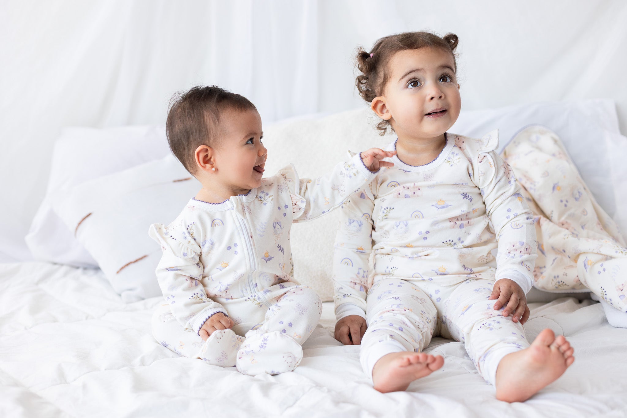 Pijama enterito broche franela Princesa