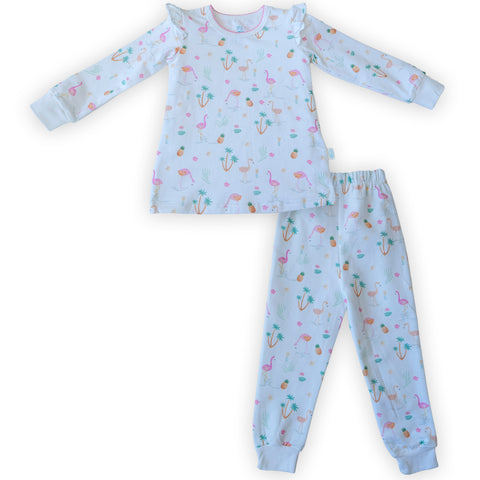 Pijama dos piezas franela Flamenco