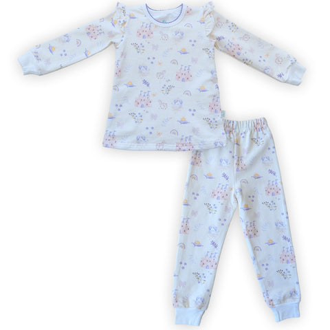 Pijama dos piezas franela Princesa