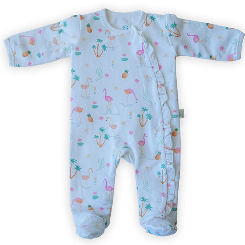 Pijama enterito franela vuelo Flamenco