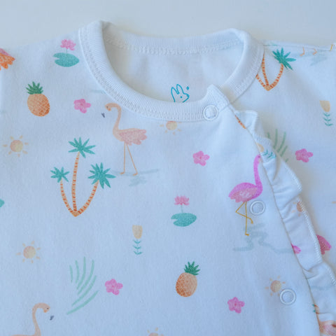 Pijama enterito franela vuelo Flamenco