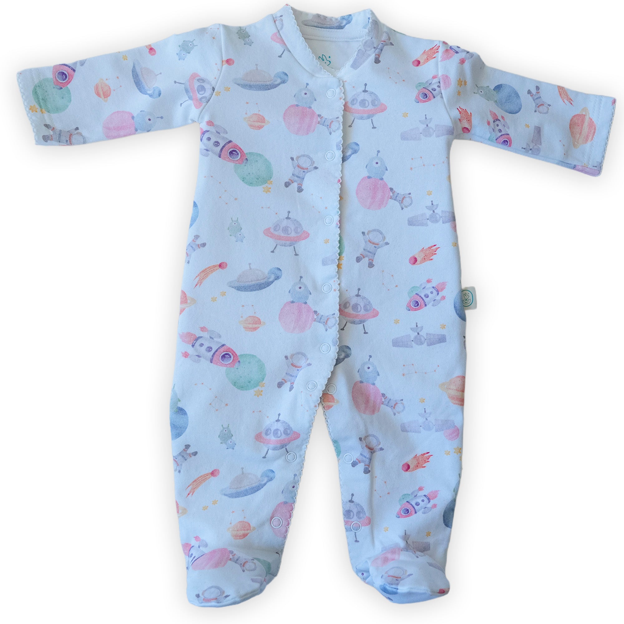 Pijama enterito broche franela Espacio