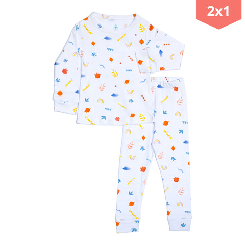 Pijama dos piezas figuras