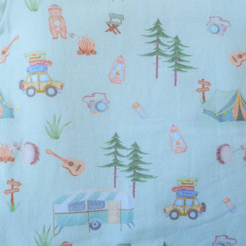 Pijama enterito franela Camping