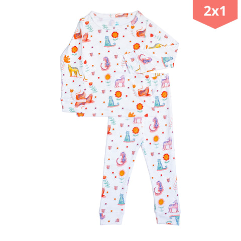 Pijama dos piezas pantera