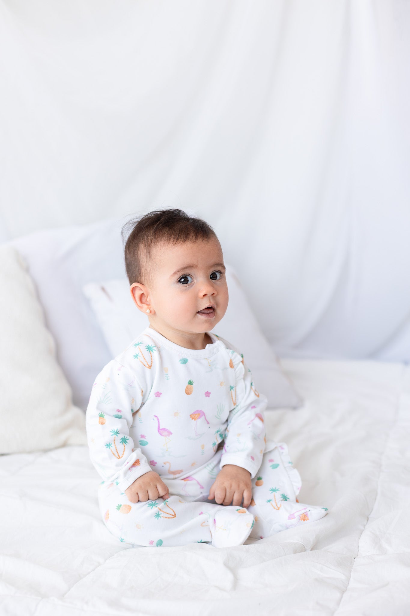 Pijama enterito broche franela Flamenco
