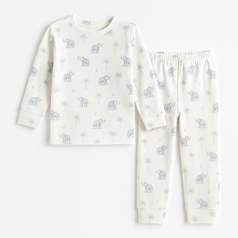 Pijama dos piezas elefante