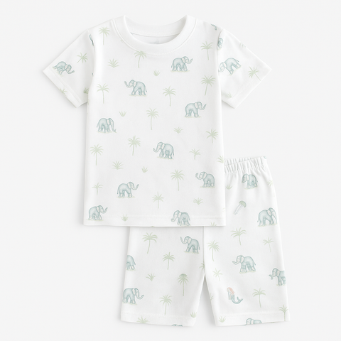 Pijama corto elefante