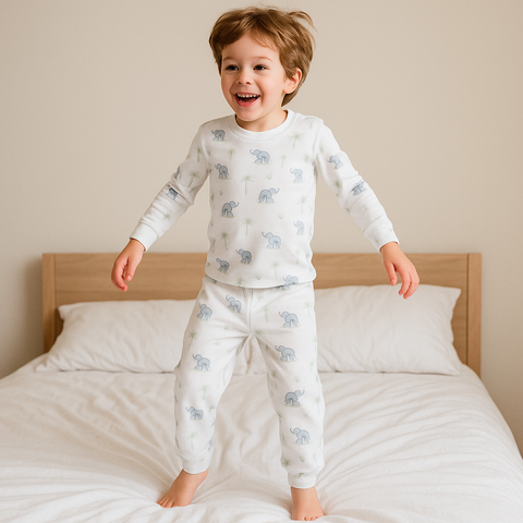 Pijama dos piezas elefante
