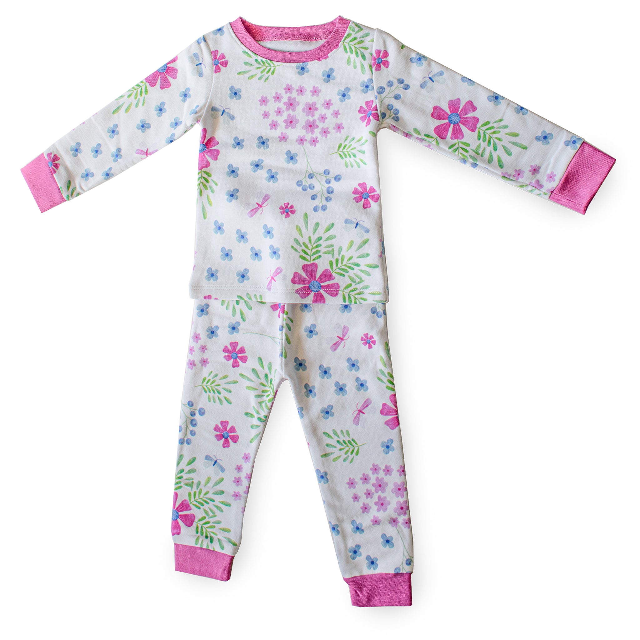 Pijama PIMA franela Flores