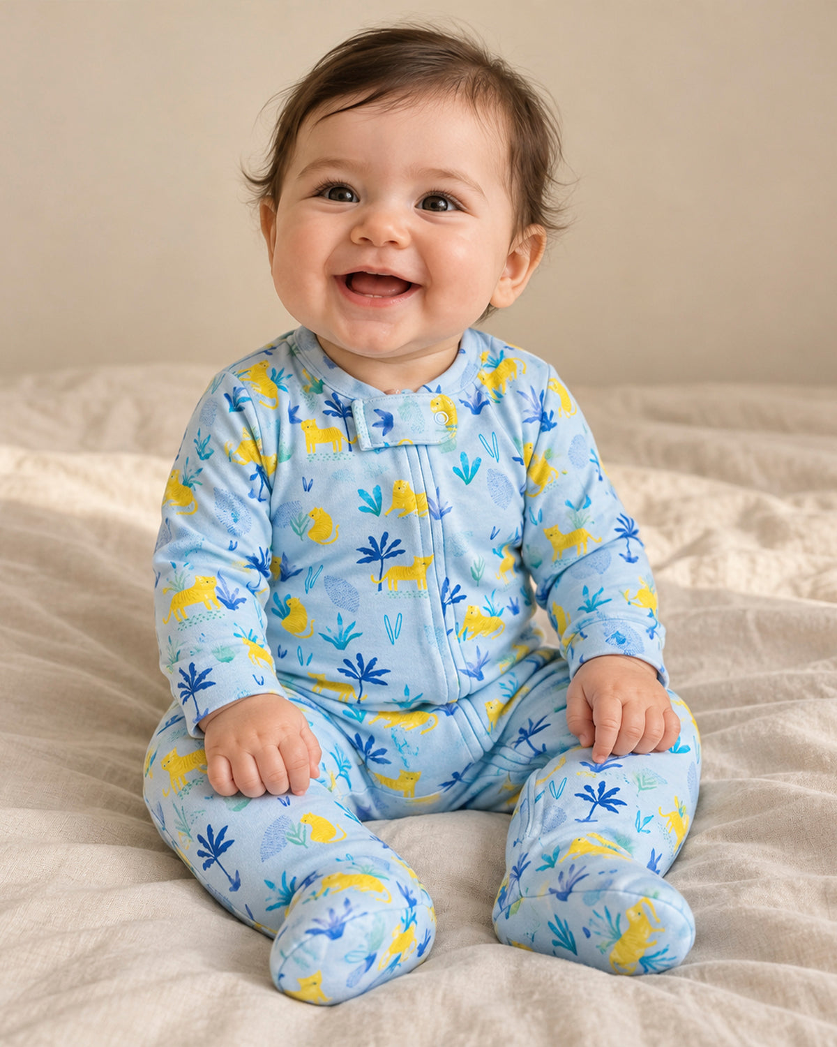 Pijama Enterito Pima tigre