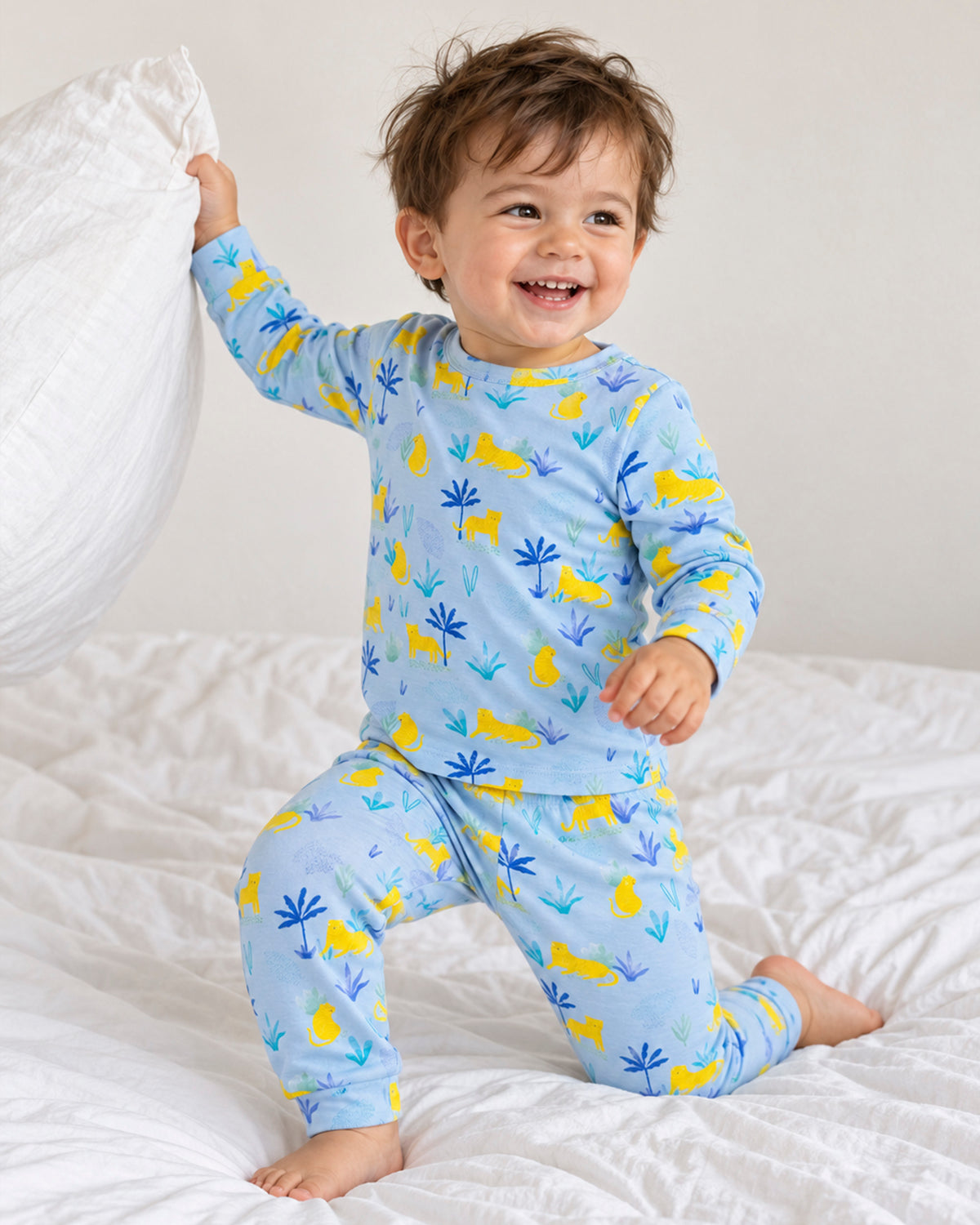Pijama Algodón Pima 2 Piezas tigre