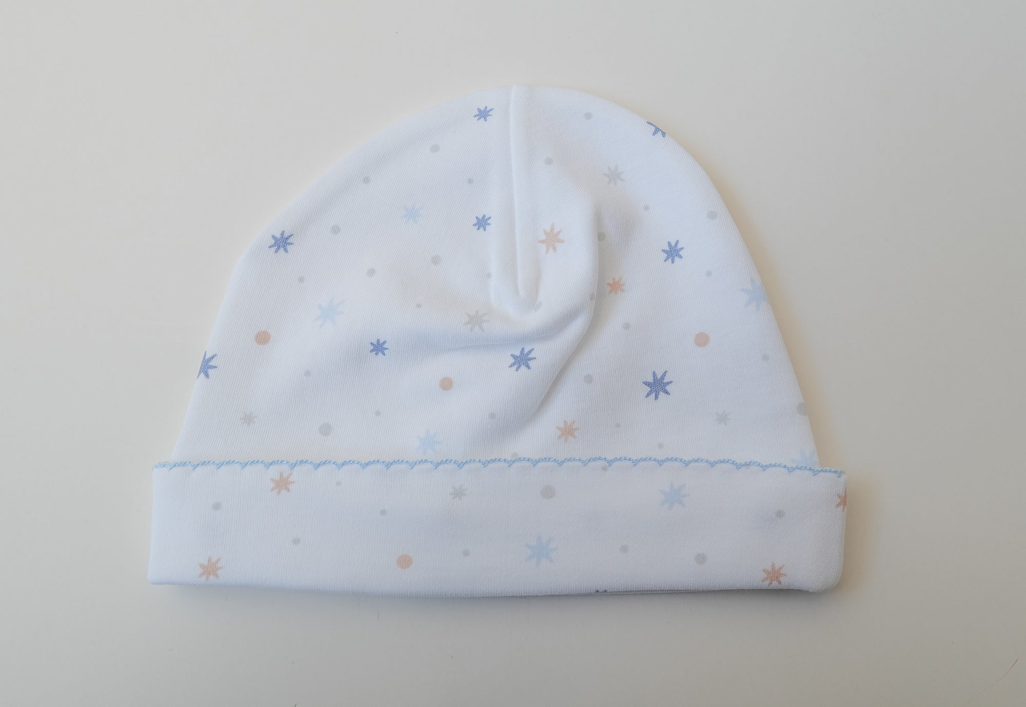 Gorro estrella celeste