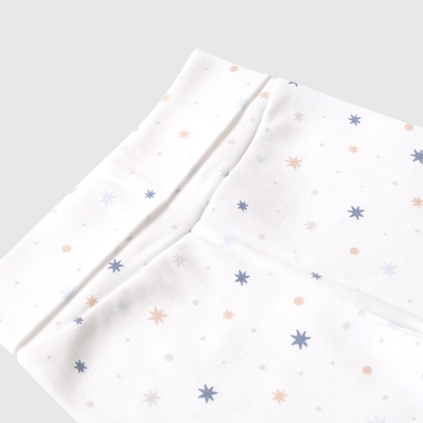 Pantalón pretina ancha estrella celeste