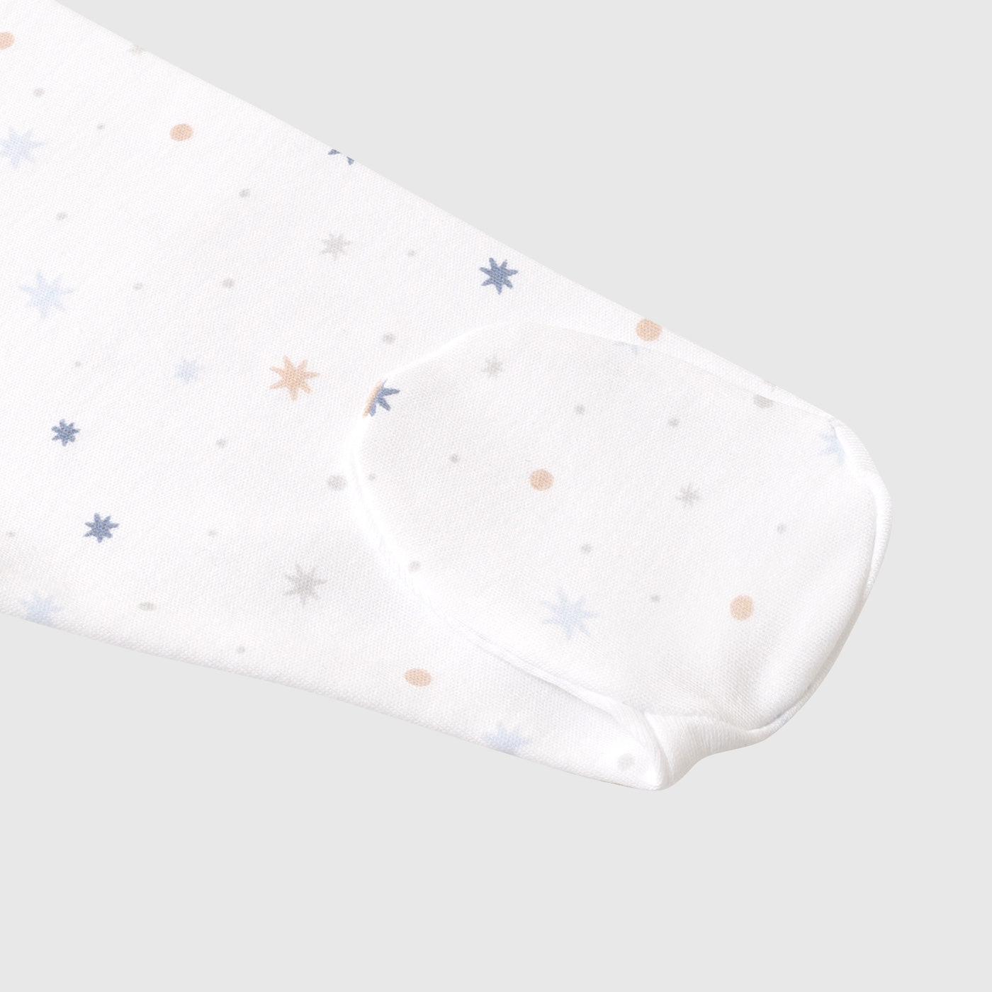 Pantalón pretina ancha estrella celeste
