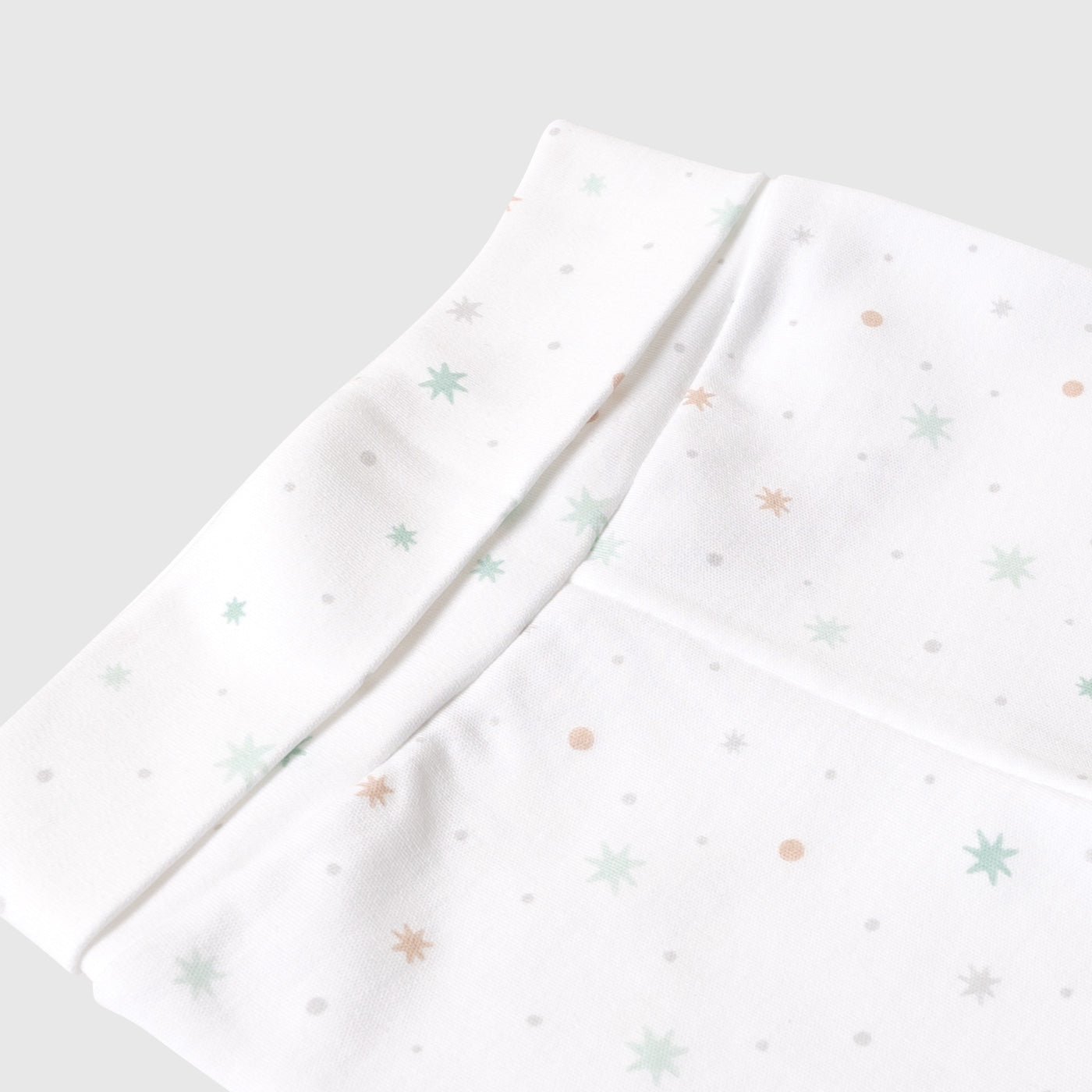 Pantalón pretina ancha estrella menta