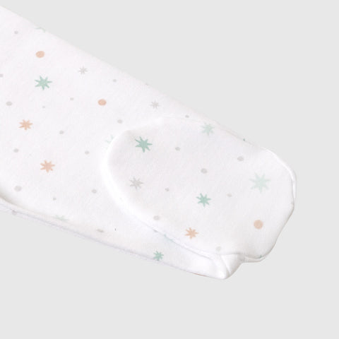 Pantalón pretina ancha estrella menta